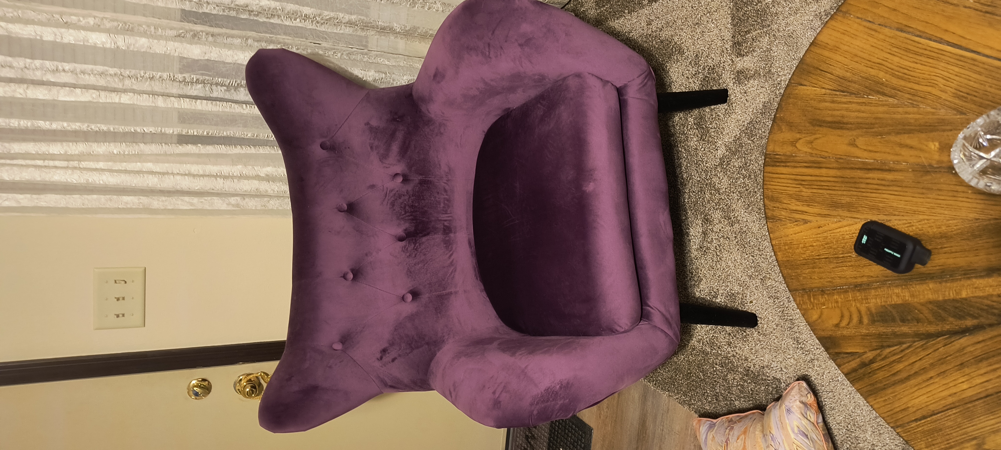 Purple chair 